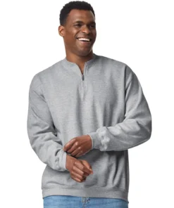 Gildan Softstyle Midweight 1/4 Zip Sweatshirt