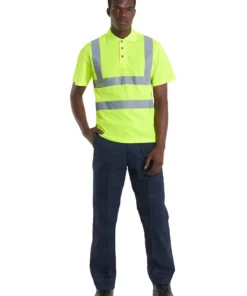 Uneek Hi Vis Polo Shirt