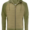 James Harvest Keyport Full Zip Hooded Hybrid Jacket