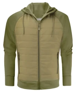 James Harvest Keyport Full Zip Hooded Hybrid Jacket