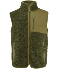 James Harvest Kingsley Sherpa Fleece Vest