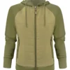 James Harvest Ladies Keyport Full Zip Hooded Hybrid Jacket