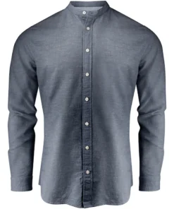 James Harvest Townsend Linen-Blend Shirt