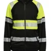 Jobman Sweatshirt Full-Zip Hi-Vis