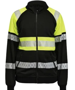Jobman Sweatshirt Full-Zip Hi-Vis