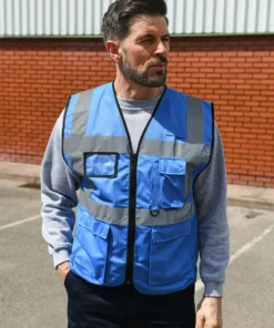 Korntex# High Vis Executive Multifunction Safety Vest