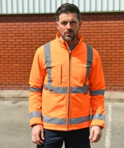 Korntex# High Vis Premium Softshell Jacket