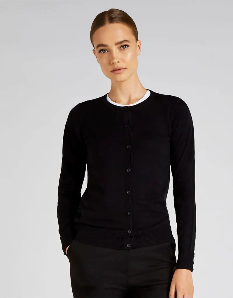 Kustom Kit Womens Regular Fit Arundel Crew Neck Cardigan
