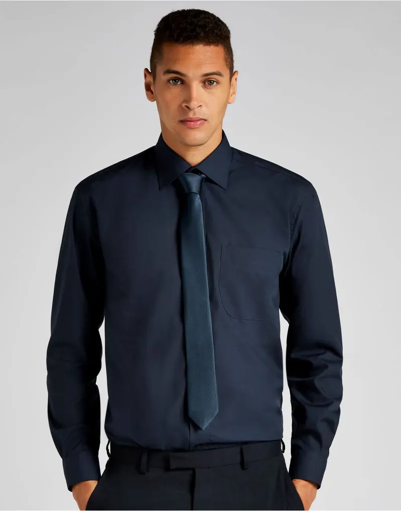 Kustom Kit Mens Classic Fit Long Sleeve Business Shirt