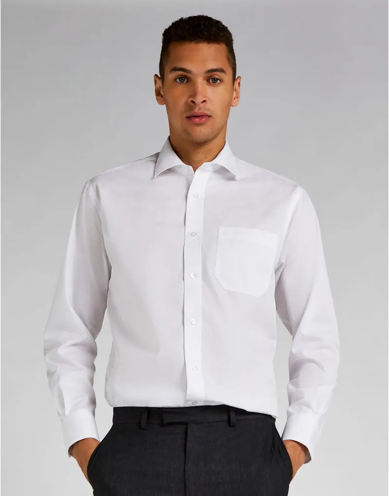 Kustom Kit Mens Classic Fit Long Sleeve Non-Iron Shirt
