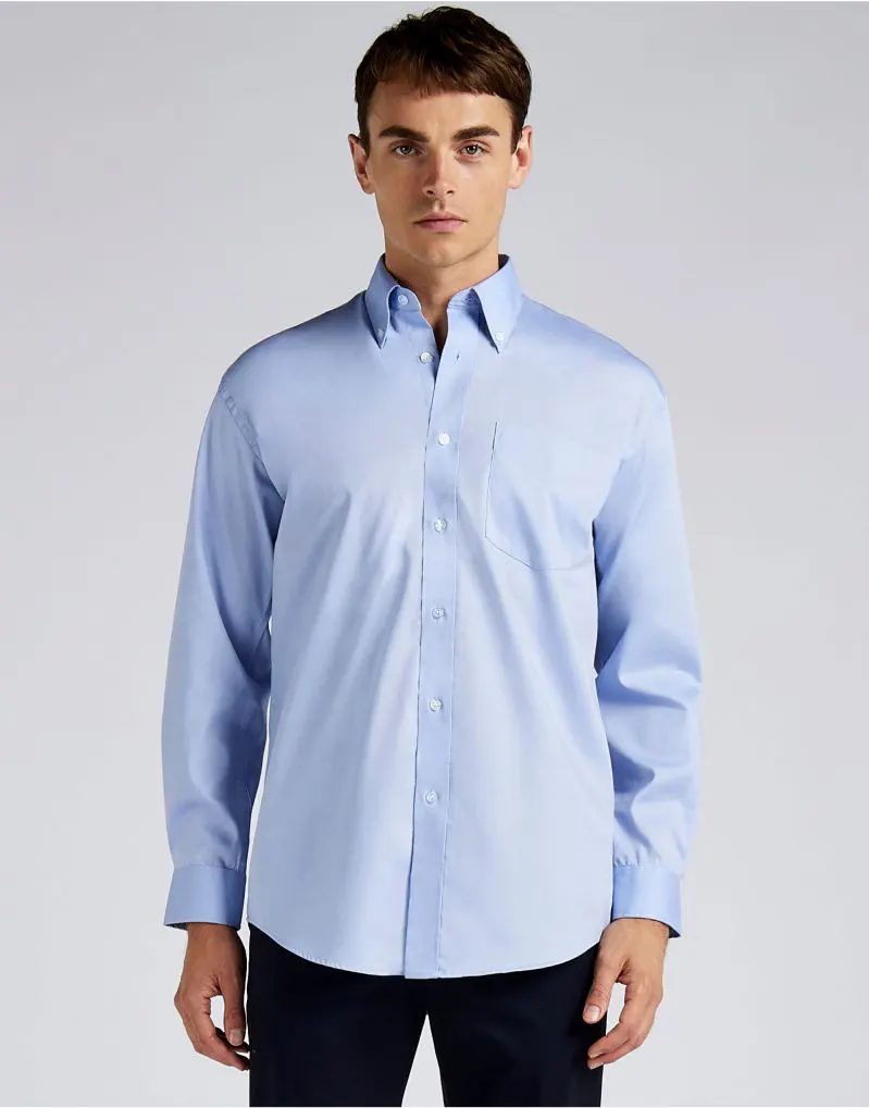 Kustom Kit Mens CLassic Fit Long Sleeve Premium Oxford Shirt