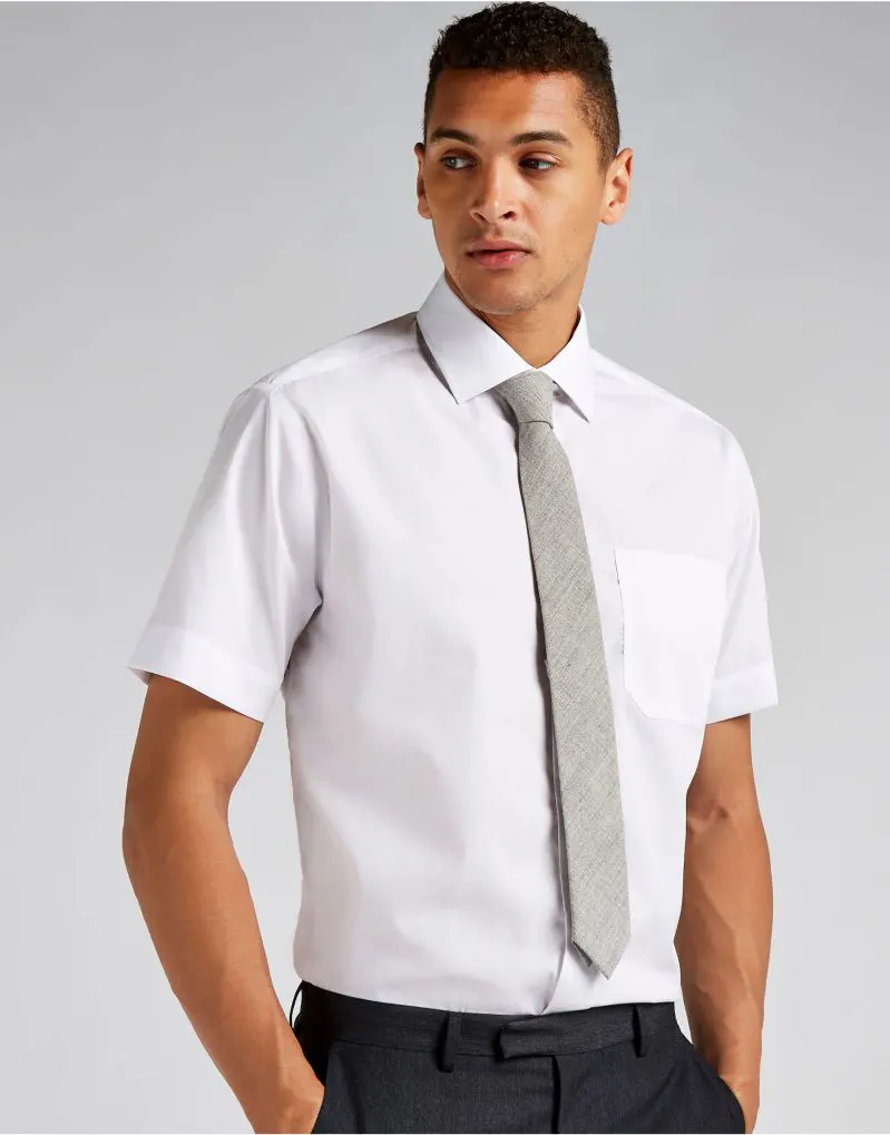 Kustom Kit Mens Classic Fit Short Sleeve Non-Iron Shirt