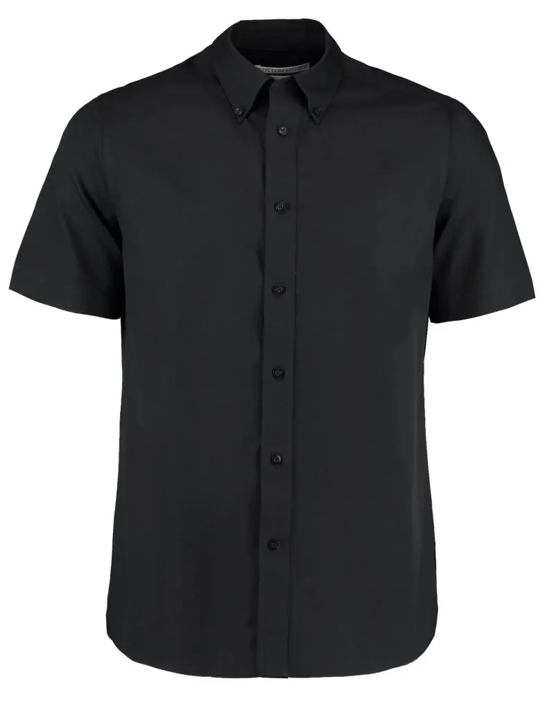 Kustom Kit Mens Tailored Fit Short Sleeve City Shirt