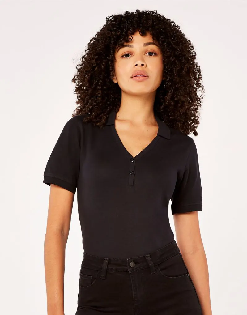 Kustom Kit Womens Regular Fit Comfortec V-Neck Polo
