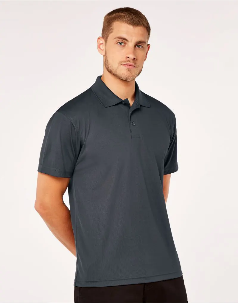 Kustom Kit Mens Regular Fit Cooltex Plus Mirco Mesh Polo