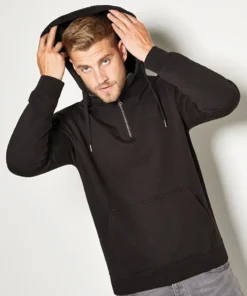 Kustom Kit Regular Fit 1/4 Zip Hoodie