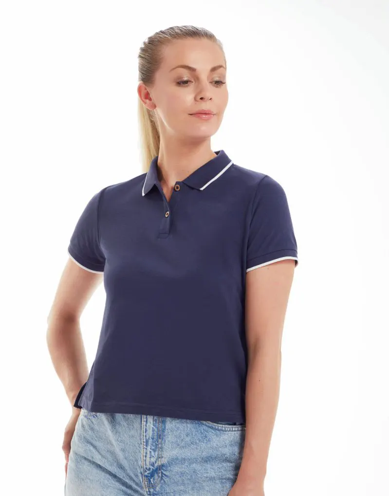 Mantis The Womens Tipped Polo