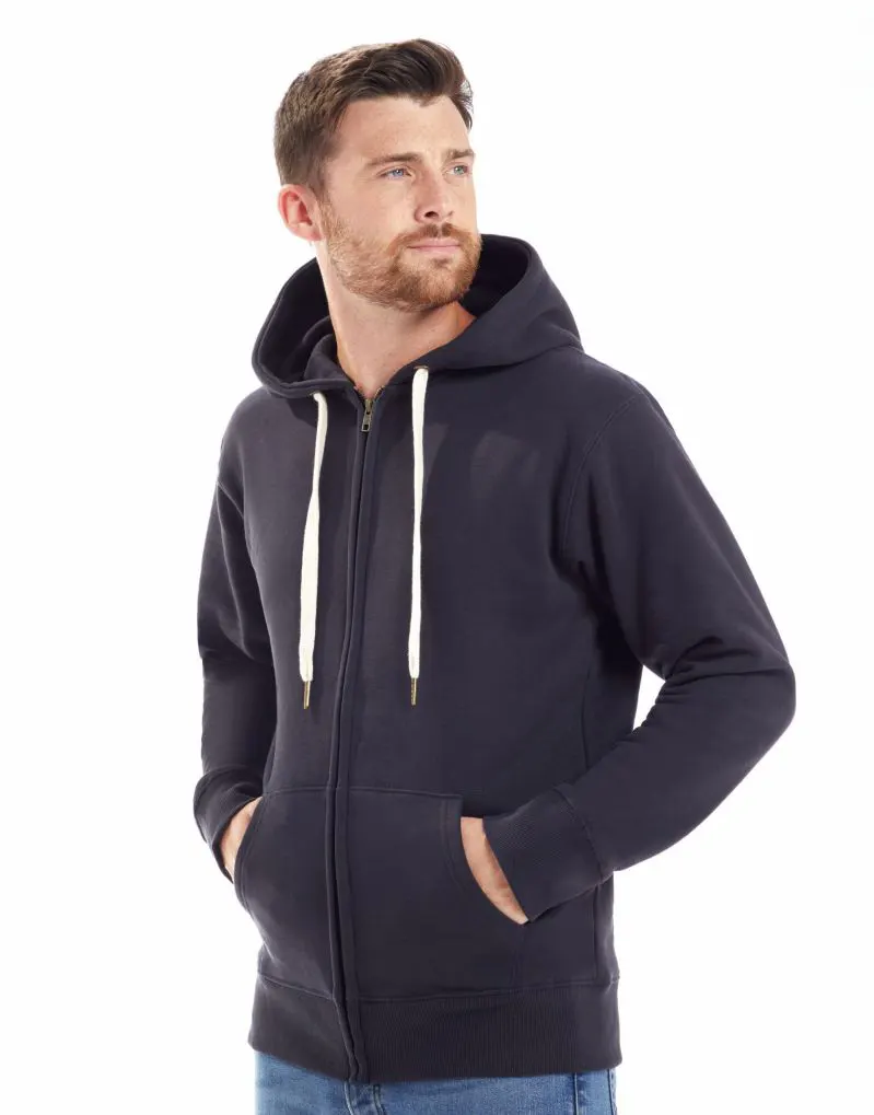 Mantis Mens Superstar Zip-Through Hoodie