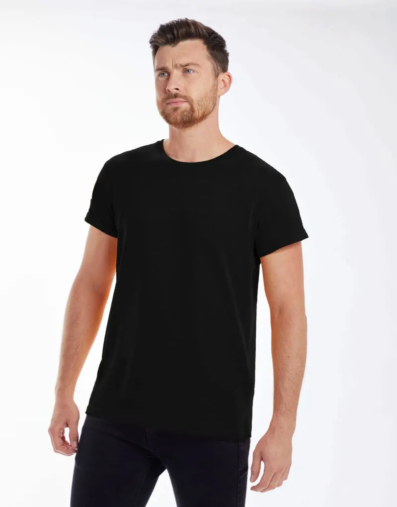 Mantis Mens Organic Roll Sleeve T