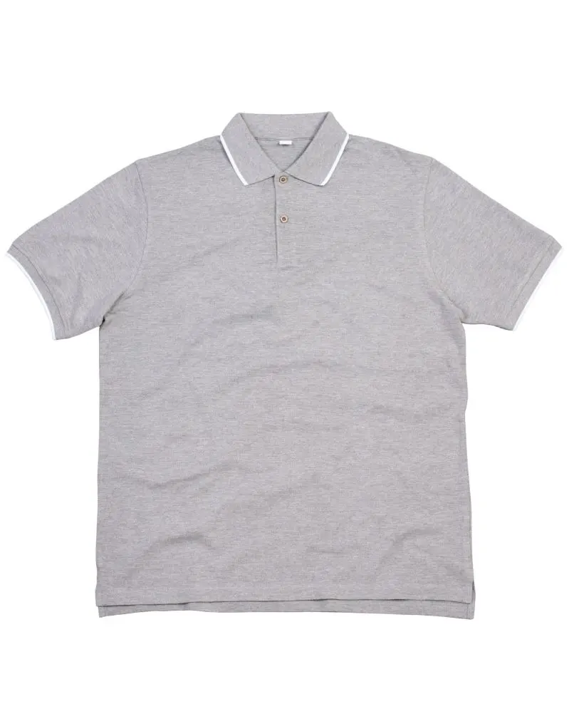 Heather Grey Melange/White