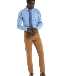 Uneek Men's Long Sleeve Poplin Shirt