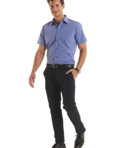 Uneek Men's Short Sleeve Poplin Shirt