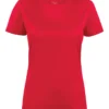 Printer Red Ladies Run Active T-Shirt