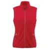 Printer Red Ladies Sideflip Fleece Vest