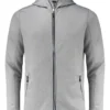 Printer Red Layback Full Zip Hoodie
