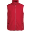 Printer Red Sideflip Fleece Vest
