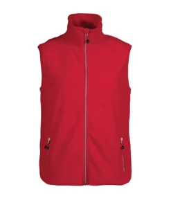 Printer Red Sideflip Fleece Vest