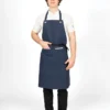 Dennys Canvas Bib Apron With Pocket