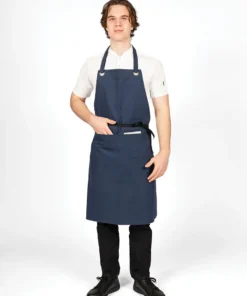 Dennys Canvas Bib Apron With Pocket