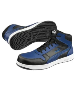 Puma Safety Frontcourt Blue/Black Mid S3L ESD