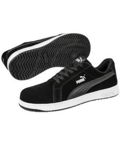Puma Safety Iconic Suede Black Low S1PL ESD