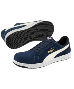 Puma Safety Iconic Suede Navy Low S1PL ESD
