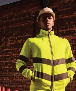 Regatta High Visibility Hi-Vis Pro Contract Ablaze 2 Layer Softshell Jacket (Class 3)