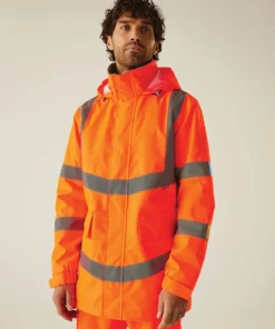 Regatta High Visibility Hi-Vis Pro Contract Dover Parka Jacket