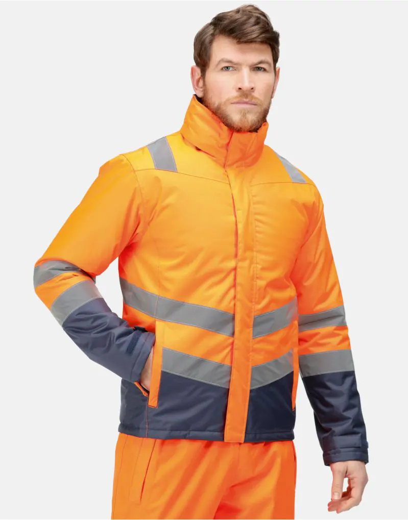 Regatta High Visibility Pro Hi Vis Insulated Parka