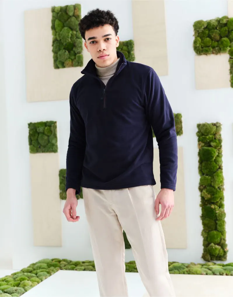 Regatta Honestly Made Mens 100% Recycled Half Zip Fleece