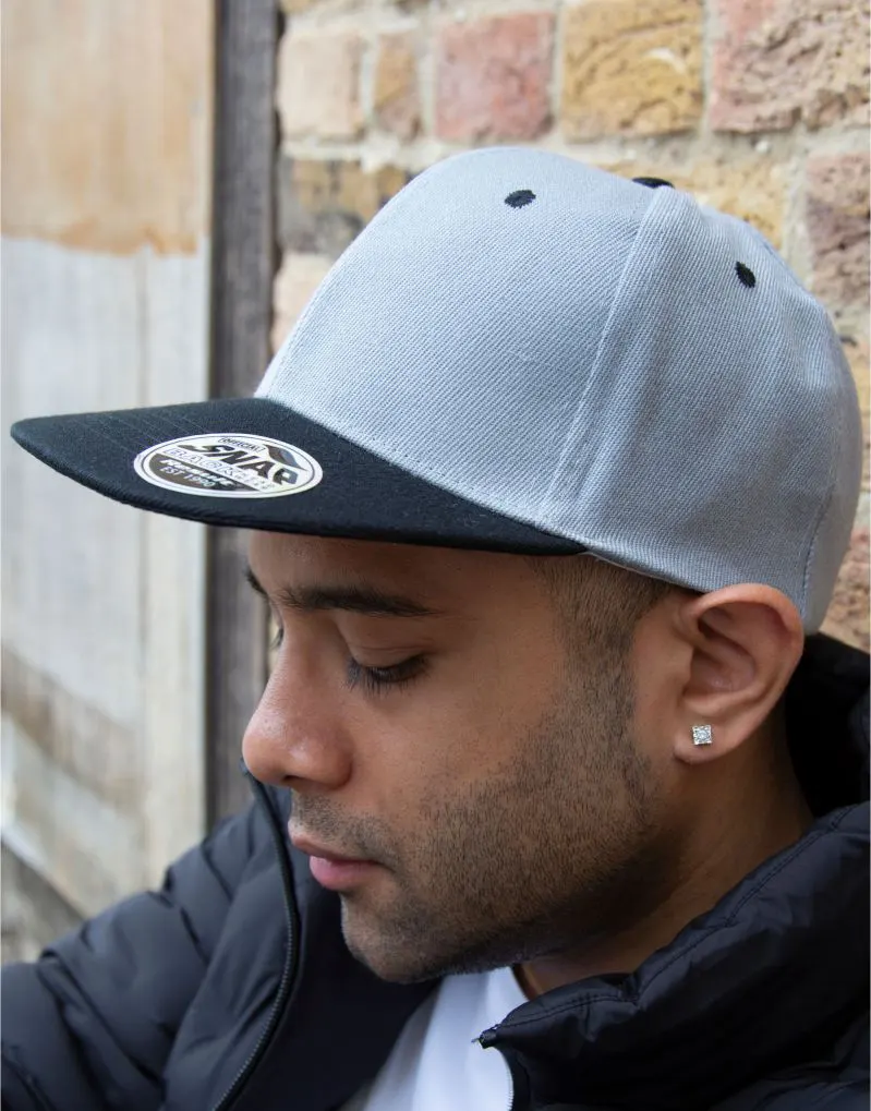 Result Core Bronx Original Flat Peak Snap Back Dual Colour Cap