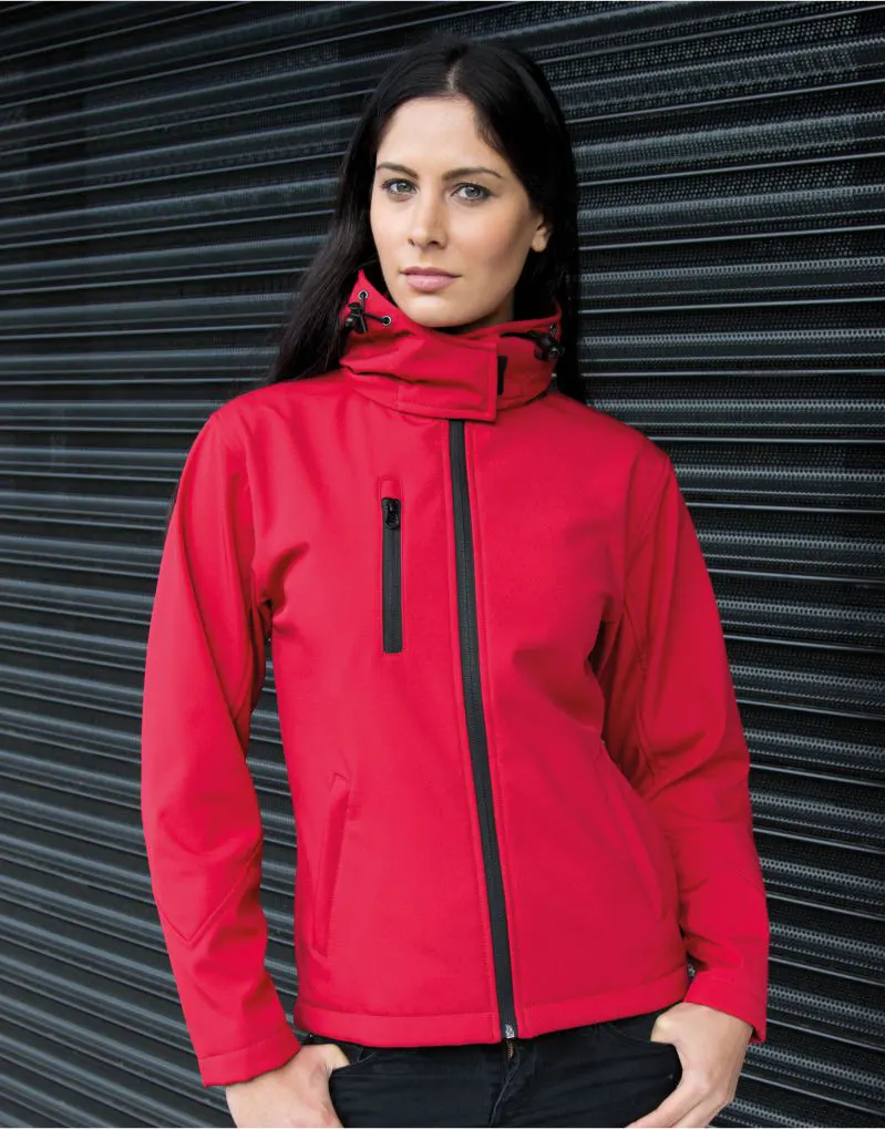 Result Core Womens TX Performance Hooded Softshell Jacket