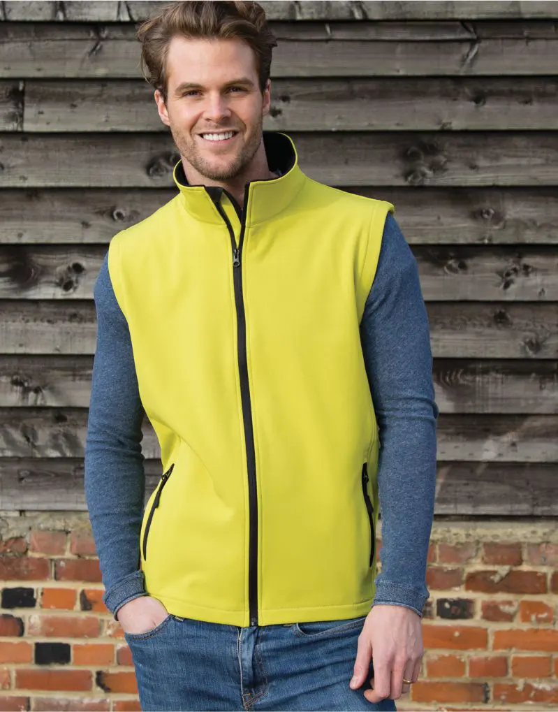 Result Core Mens Printable Softshell Bodywarmer
