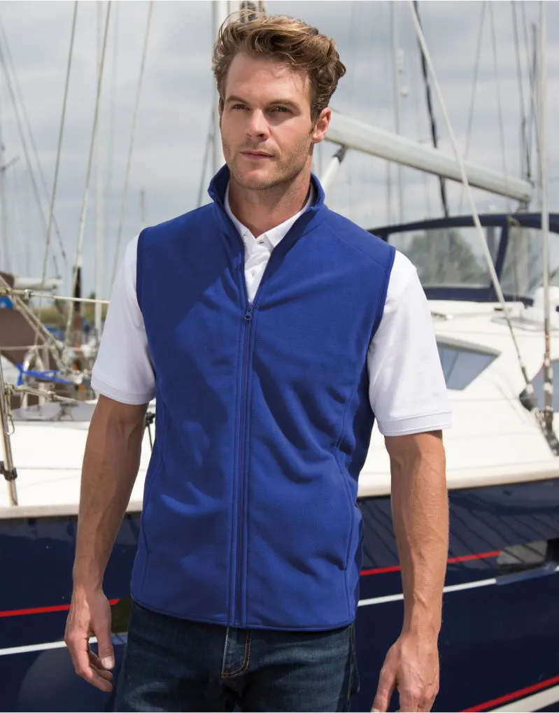 Result Core Mens Microfleece Gilet