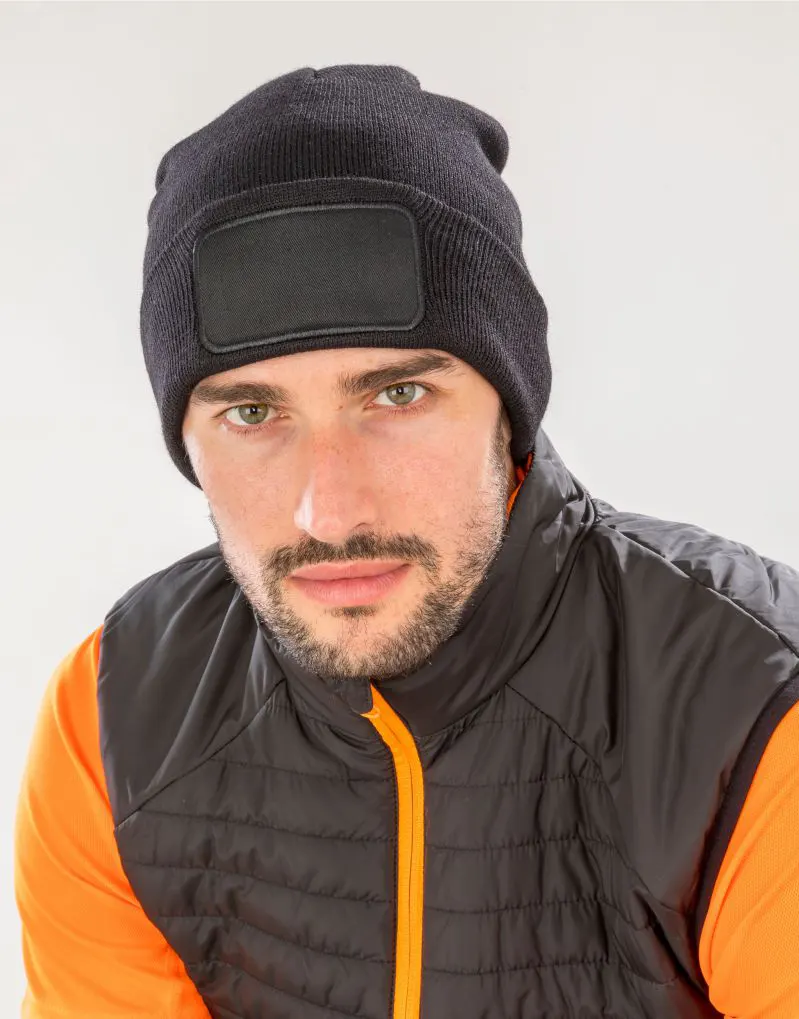 Result Genuine Recycled Recycled Double Knit Printers Beanie