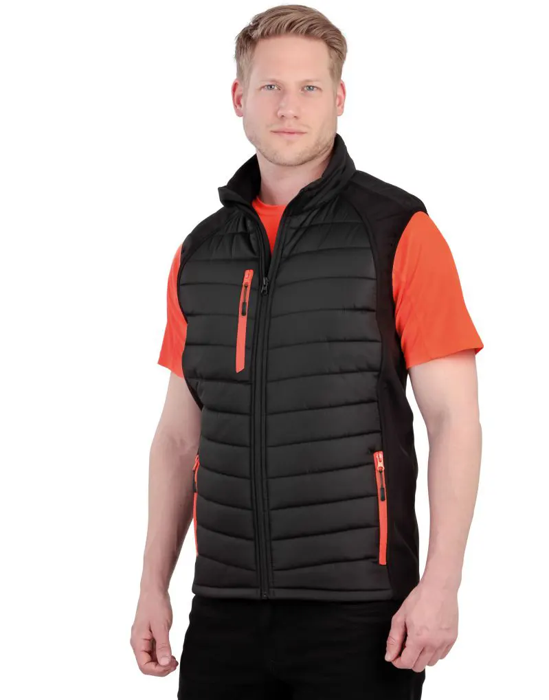 Result Genuine Recycled Mens Compass Pad Softshell Gilet