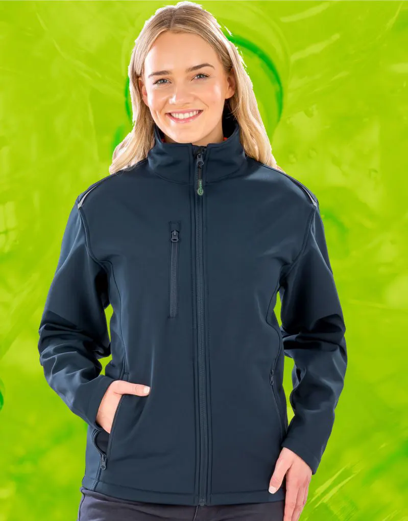 Result Genuine Recycled Womens Recycled 3-Layer Printable Softshell Jacket