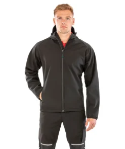 Result Genuine Recycled Recycled 3-Layer Printable Hood Softshell