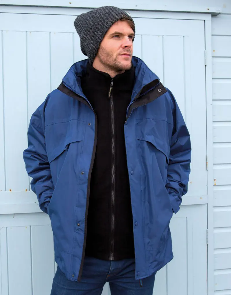 Result Mens 3-in-1 Zip and Clip Jacket
