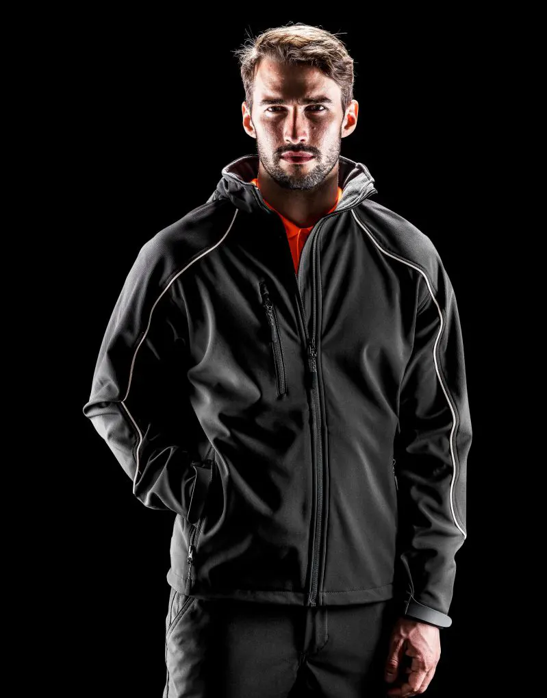 Result Mens Hooded Softshell Jacket